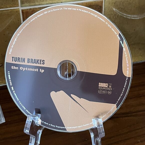 Turin Brakes The Optimist LP CD 2001 Mawlaw Source UK - Picture 3 of 16